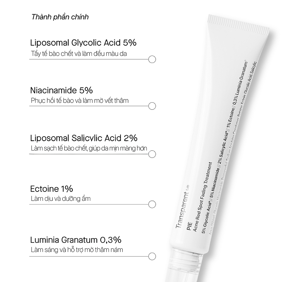 PIE ACNE RED SPOT FADING TREATMENT - Ảnh 5