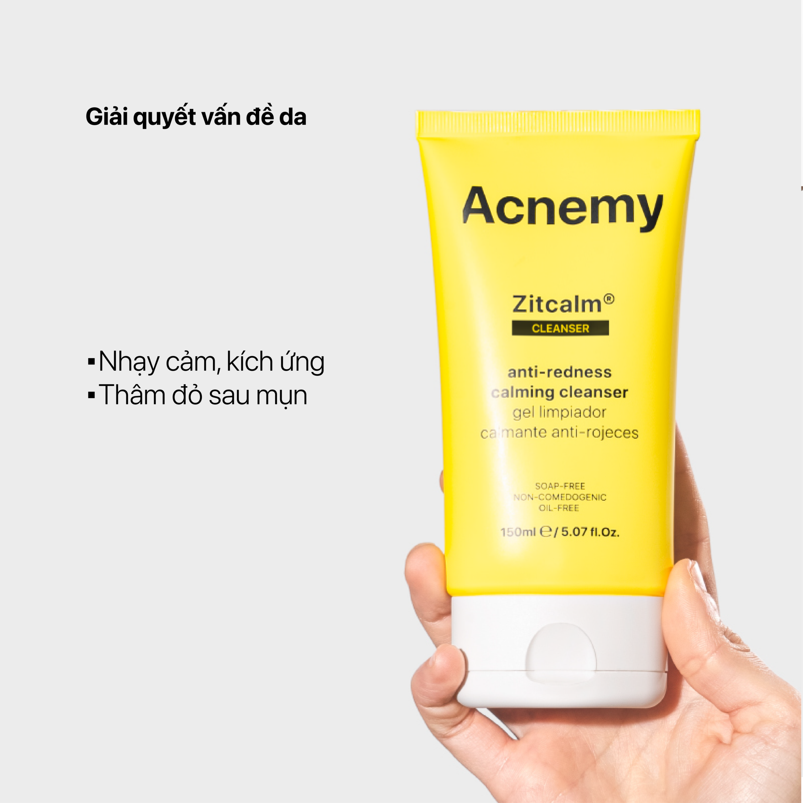 ZITCALM® ANTI REDNESS CALMING CLEANSER - Ảnh 7