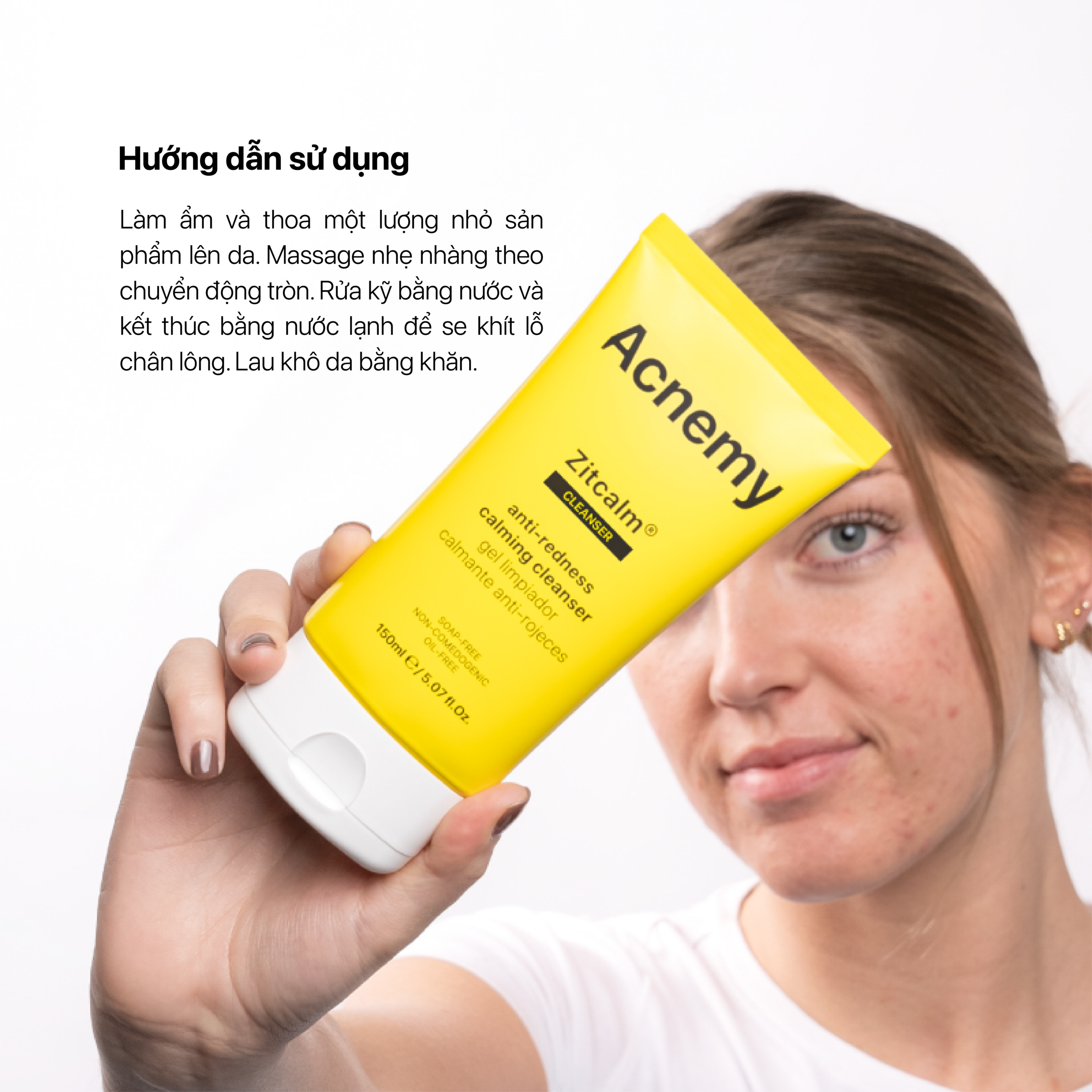 ZITCALM® ANTI REDNESS CALMING CLEANSER - Ảnh 8