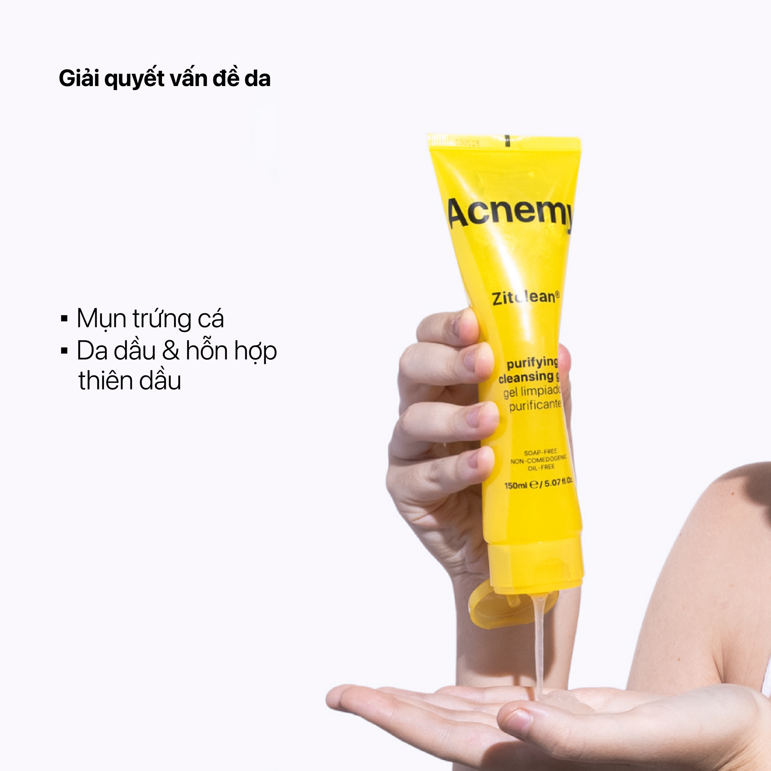 ZITCLEAN® PURIFYING CLEANSING GEL (Mini Size) 60ml - Ảnh 5