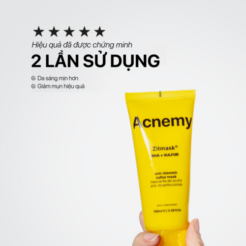 Alternative view of ZITMASK® ANTI-BLEMISH SULFUR MASK